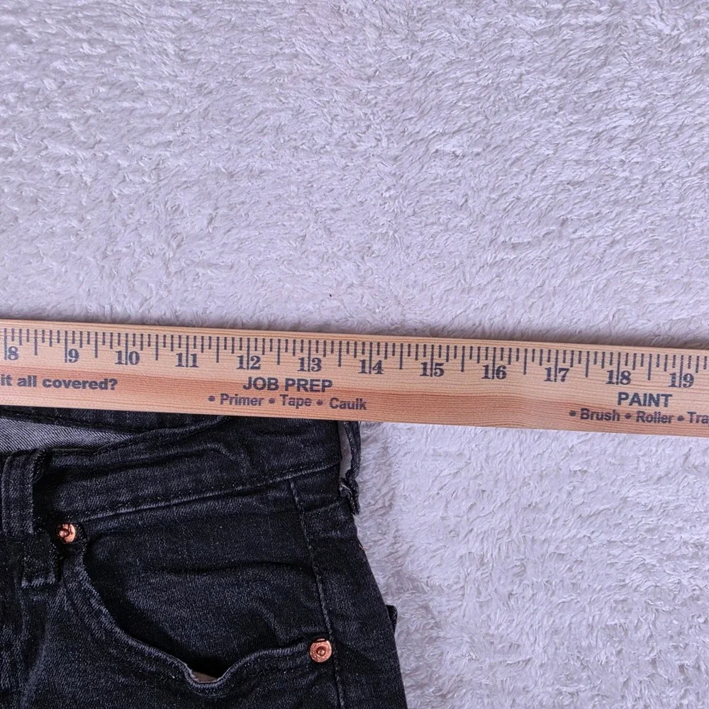 Levi 501 Original Fit Mens 29/34 Black Button Fly Straight Leg Jeans S40154 AD